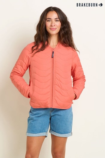 Brakeburn Pink Wave Quilted Jacket (N29629) | £80