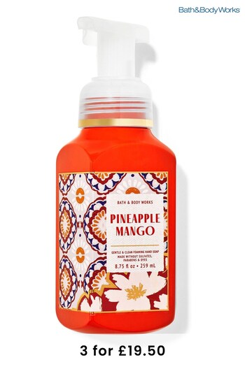 GIFTS & FLOWERS Pineapple Mango Gentle & Clean Foaming Hand Soap 8 fl oz / 236 mL (N29679) | £10