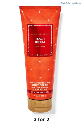 Bath & Body Works Peach Bellini Ultimate Hydration Body Cream 8 fl oz / 236 mL (N29704) | £18
