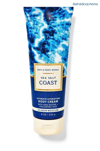 Bath & Body Works Sea Salt Coast Ultimate Hydration Body Cream 8 oz / 226 g (N29721) | £18