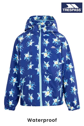 Trespass Blue Joyfull Rain Jacket (N29810) | £25