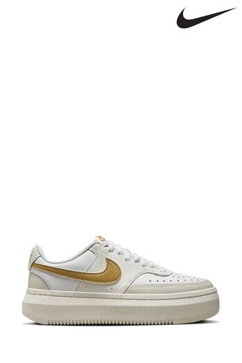 Nike White Court Vision Alta Trainers (N29829) | £80