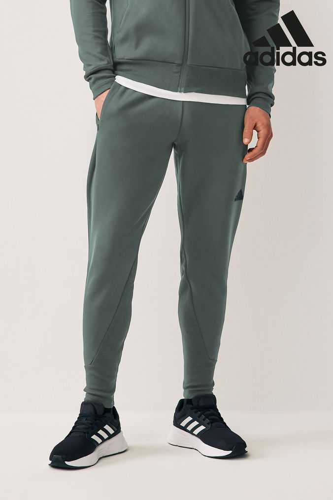 Adidas green joggers mens hot sale