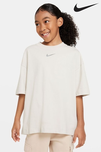 Nike Cream Sportswear Oversized T-Shirt (N30005) | £33