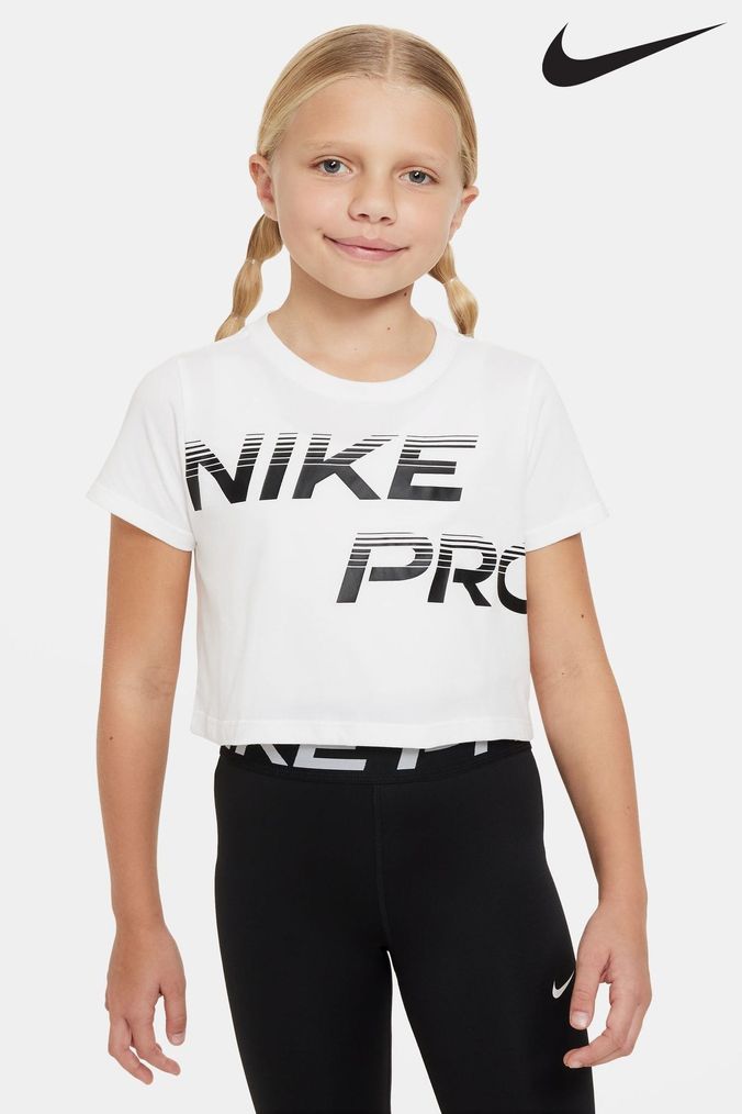 Girls nike crop top store
