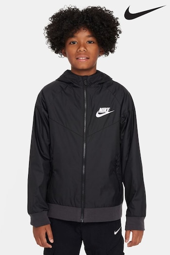 Nike Black Sportswear Windrunner Hooded Jacket (N30017) | £75