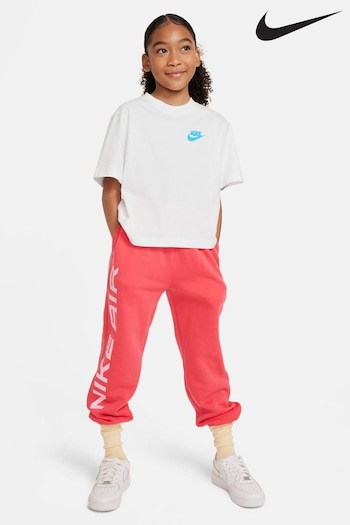 Nike White Sportswear Pink Boxy T-Shirt (N30030) | £23
