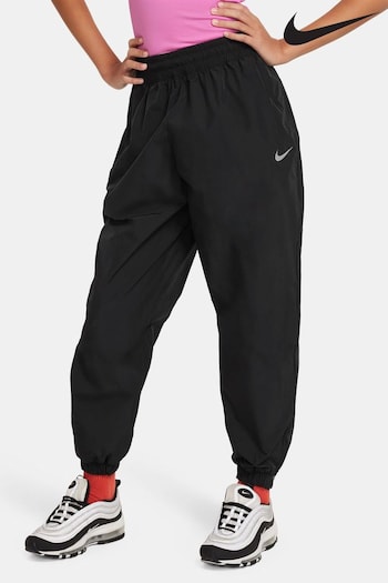 Nike Black Sportswear Woven Joggers (N30036) | £60