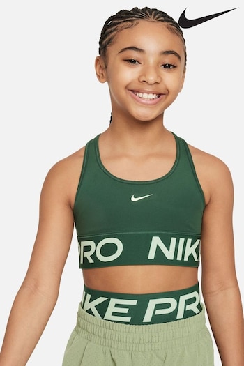 Nike Green Pro Swoosh Bra (N30046) | £30