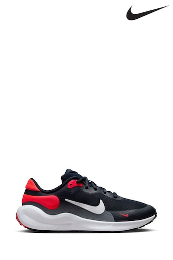 Nike Navy/Red Youth Revolution 7 Trainers (N30177) | £45