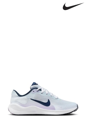 Nike Lilac Grey Revolution 7 Youth Trainers (N30223) | £45