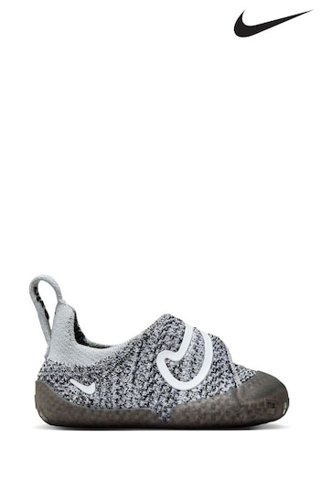 Nike Grey Infant Swoosh 1 Trainers (N30235) | £45