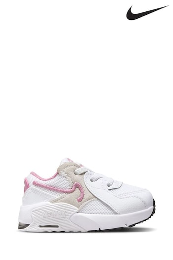 Nike veis White Baby Toddler Air Max Excee Shoes (N30236) | £50