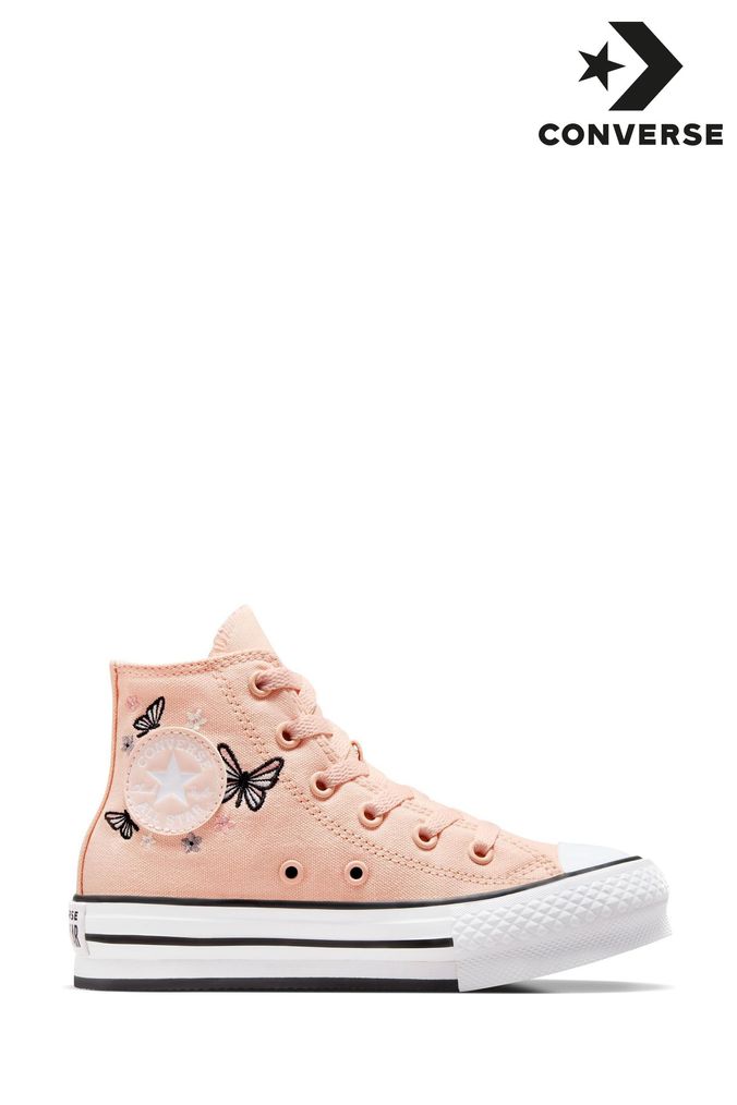 Pink girl converse clearance
