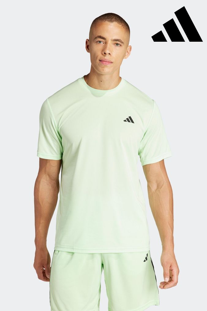 Green and white adidas shirt cheap