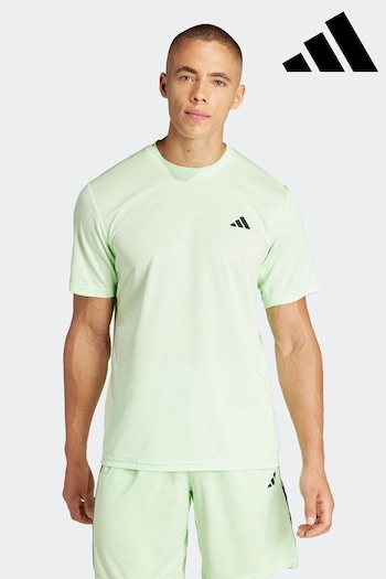 adidas Suede Green Train Essentials Training T-Shirt (N30274) | £15
