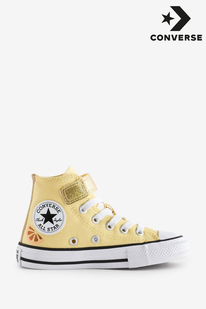 Childrens yellow converse top