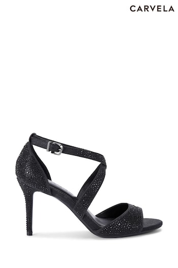Carvela Kross Jewel Black Sandals DB3021 (N30293) | £99