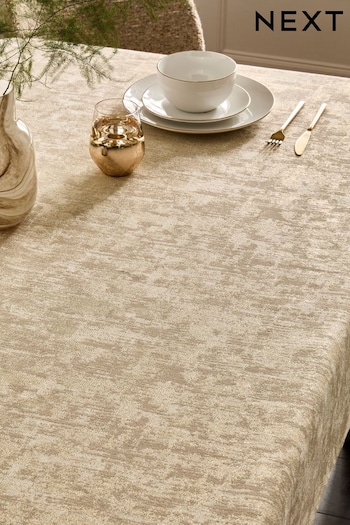 Gold Marble Effect Table Cloth (N30298) | £30 - £38