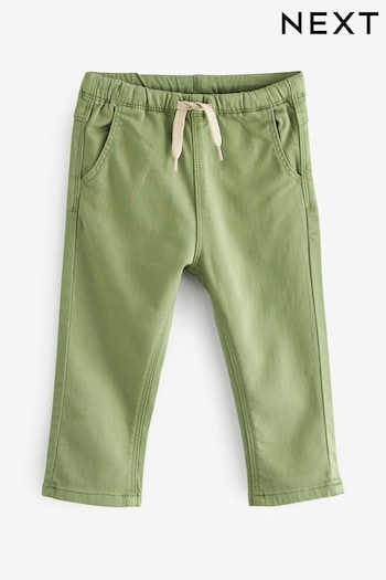 Soft Green Super Soft Pull-On jeans Pnuma With Stretch (3mths-7yrs) (N30313) | £12 - £14