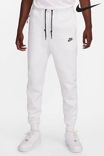 Nike Light Grey Tech Fleece Joggers (N30327) | £100