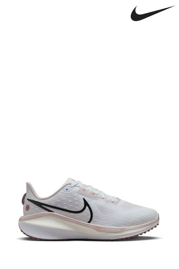 Nike White/Pink Vomero 17 Road Running Trainers (N30340) | £145
