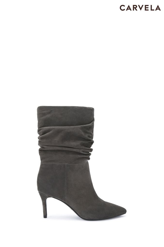 Next grey suede cheap ankle boots