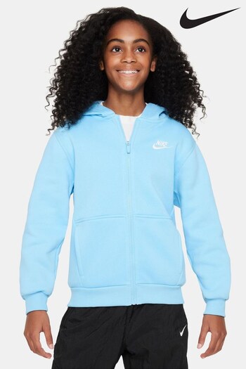 Nike att Blue Club Fleece Full-Zip Hoodie (N30409) | £45