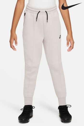 Nike Light Grey Tech Fleece Joggers (N30415) | £75