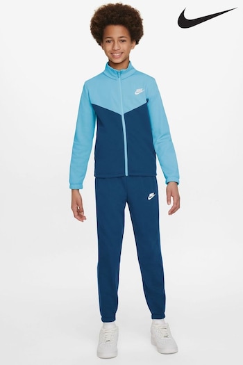 Nike rico Light Blue Full Zip Tracksuit (N30439) | £55