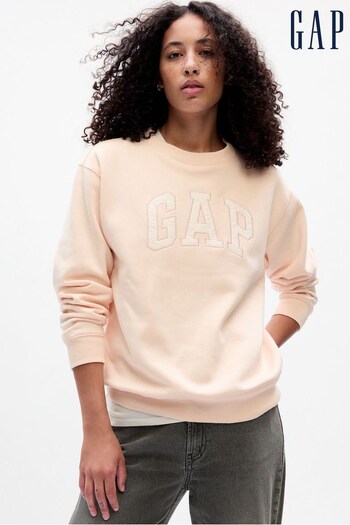 Gap Pink Logo Crew Neck Sweatshirt (N30501) | £25
