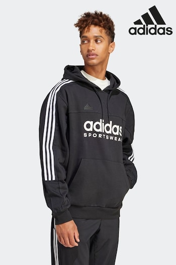 adidas Black Sportswear House Of Tiro Sportswear Hoodie (N30523) | £55