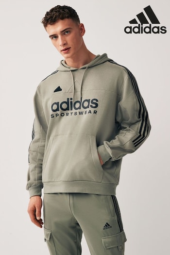 adidas Green graphique Sportswear House Of Tiro graphique Sportswear Hoodie (N30524) | £55