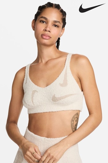 Nike White Sportswear Light Support Non-Padded Knit Bra (N30552) | £45