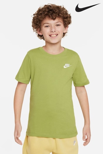 Nike Chartreuse Green Futura T-Shirt (N30642) | £17