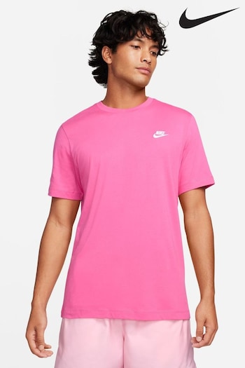 Nike Light Pink Club T-Shirt (N30644) | £23