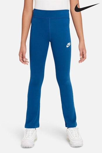 Nike Blue Favorites Flare Swoosh Leggings (N30695) | £28
