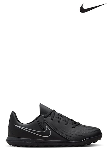 Nike Black Jr. Phantom Club Turf Football Boots (N30699) | £45
