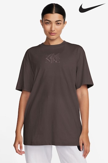 Nike React Brown Sportswear T-Shirt (N30756) | £38