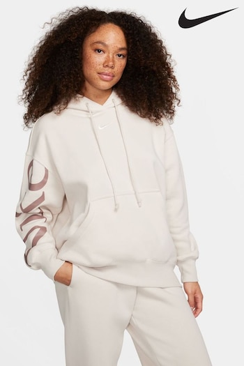 Nike Sportswear Neutral Oversized Fleece Logo Hoodie (N30771) | £65
