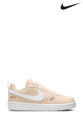 Nike roshe Neutral Youth Court Borough Low Recraft Trainers (N30783) | £50