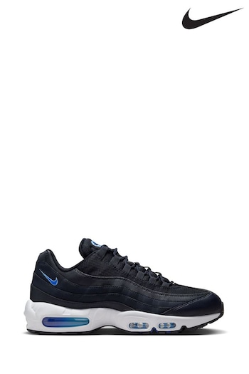 Nike Black/Blue Air Max 95 Trainers (N30827) | £175