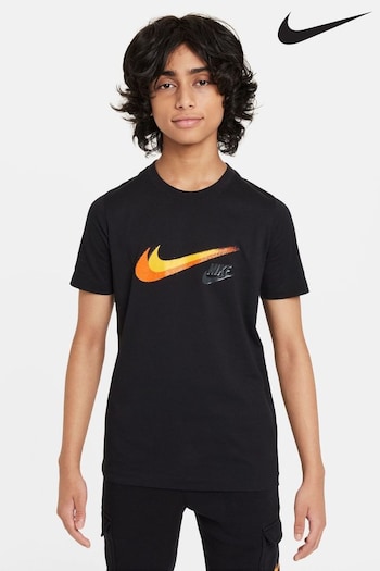 Nike Black Swoosh T-Shirt (N30886) | £28