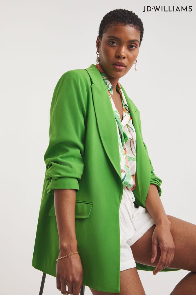 Buy Women s JD Williams Blazer Plain Boucle Coatsandjackets Online