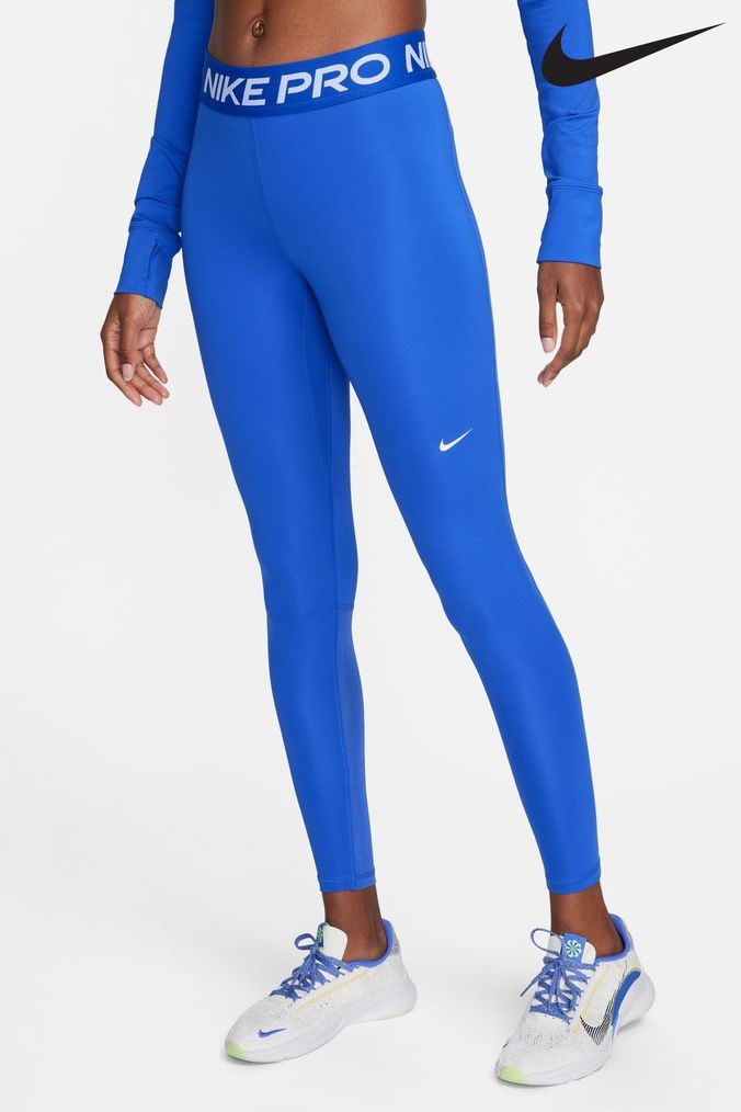 Off white x nike blue leggings hotsell