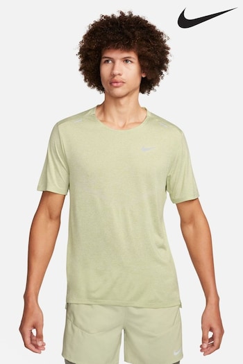 Nike Olive Green Dri-FIT Rise 365 Running T-Shirt (N30920) | £40