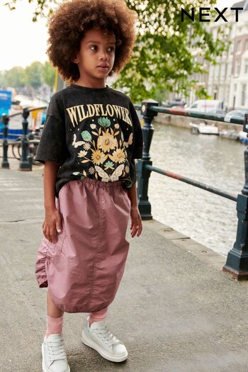 Purple Parachute Cargo Midi Skirt (3-16yrs) (N30981) | £13 - £18