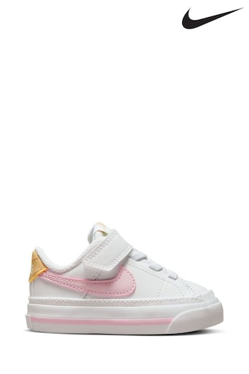 Nike Loplatform White Court Legacy Baby/Toddler Shoes (N31038) | £30