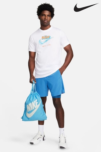 Nike Light Blue Heritage Drawstring Bag (N31074) | £18
