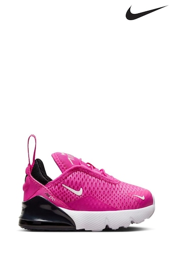 Nike Pink Infant Air Max 270 Trainers (N31084) | £60